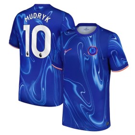 Camisola Chelsea Mudryk 10 Equipamento Principal 2024-25 Manga Curta